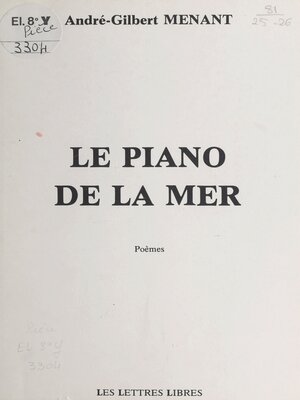 cover image of Le piano de la mer